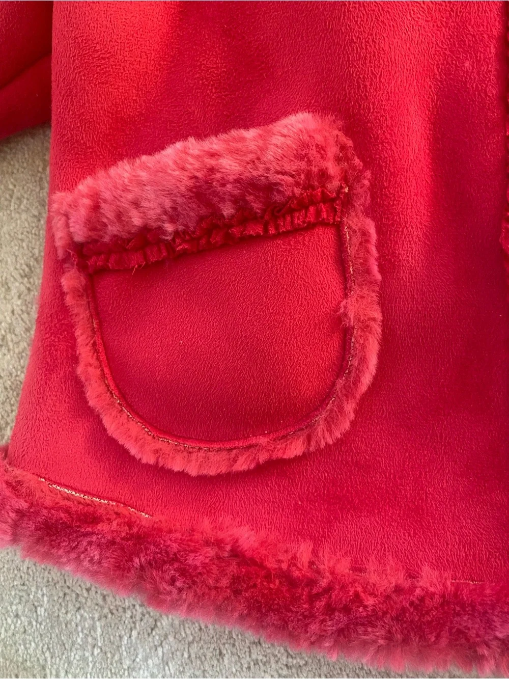 Widgeon Faux Fur Hooded Toddler's Coat (12mos)